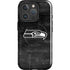 NFL Seattle Seahawks Black & White iPhone 16 Pro Magsafe Impact Case